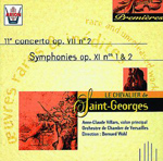 Orch. de Chambre de Versailles, A.C. Villars - Saint-Georges - Concerto & Symph. (CD)