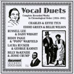 Various Artists - Vocal Duets (1924 - 1931) (CD)