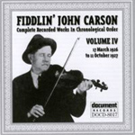 Fiddlin' John Carson - Volume 4 (1926 - 1927) (CD)