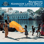 Kohinoor Langa Group - 34 Rajasthan - Music From The Desert Nomads (CD)