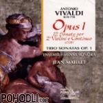 Ensembble Mensa Sonora, dir. & 1er violon J. Maillet - Vivaldi, A. - 12 sonates op.1 - 2CD
